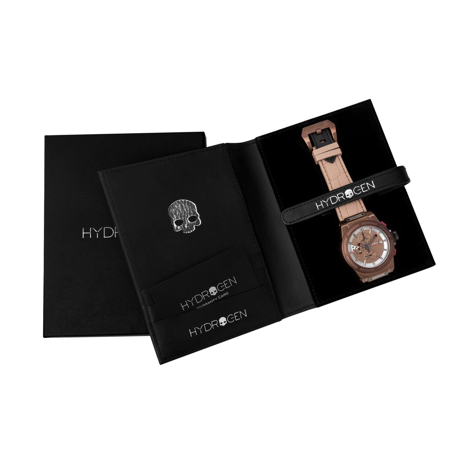Otto Chrono All Brown Watch - 44mm Chronograph Brown Silicone Strap - Style Queenz