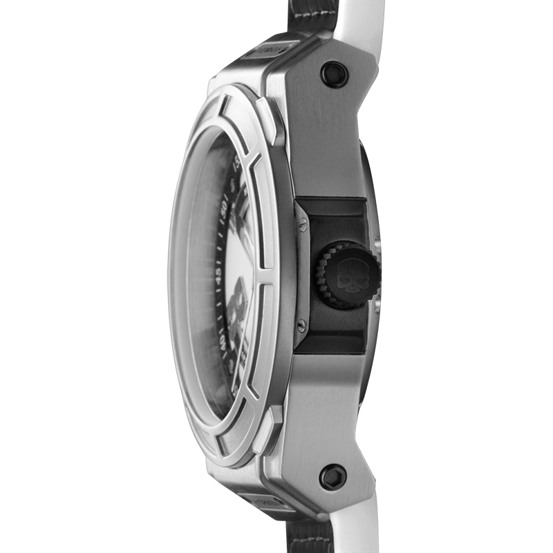 Otto White Silver Automatic Watch - 40mm Japanese NH36A Movement - Style Queenz