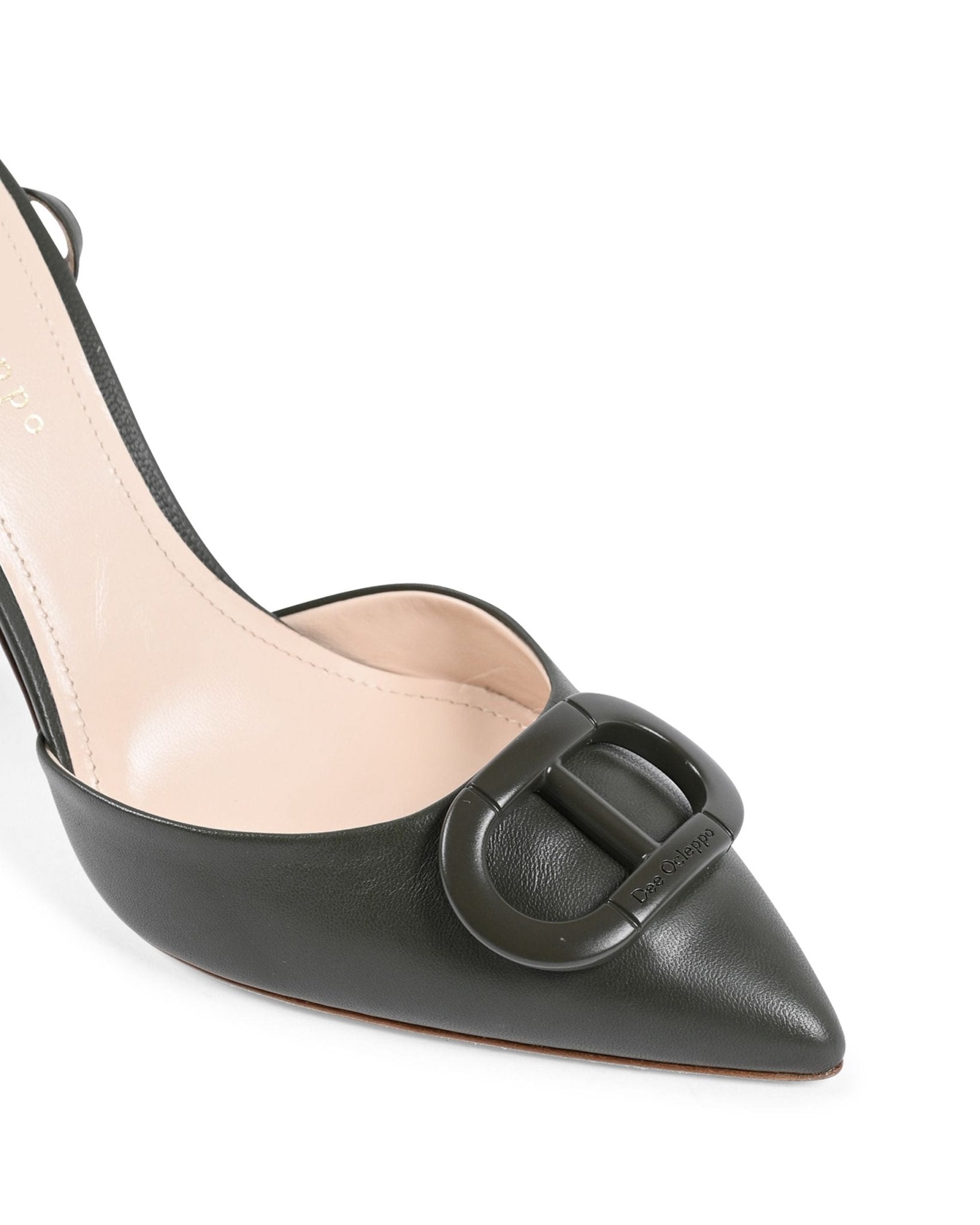 Pandora Pump - Military Italian Leather Stiletto with Lace - Up Ankle Ties - Style Queenz