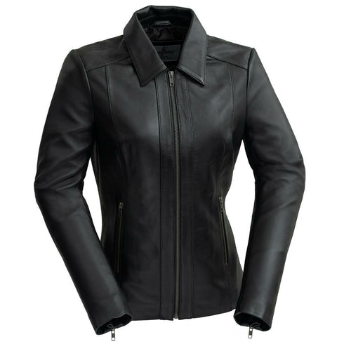 Patricia Premium Women's Sheepskin Leather Jacket - Designer Outerwear - Style Queenz
