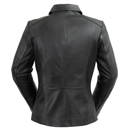 Patricia Premium Women's Sheepskin Leather Jacket - Designer Outerwear - Style Queenz