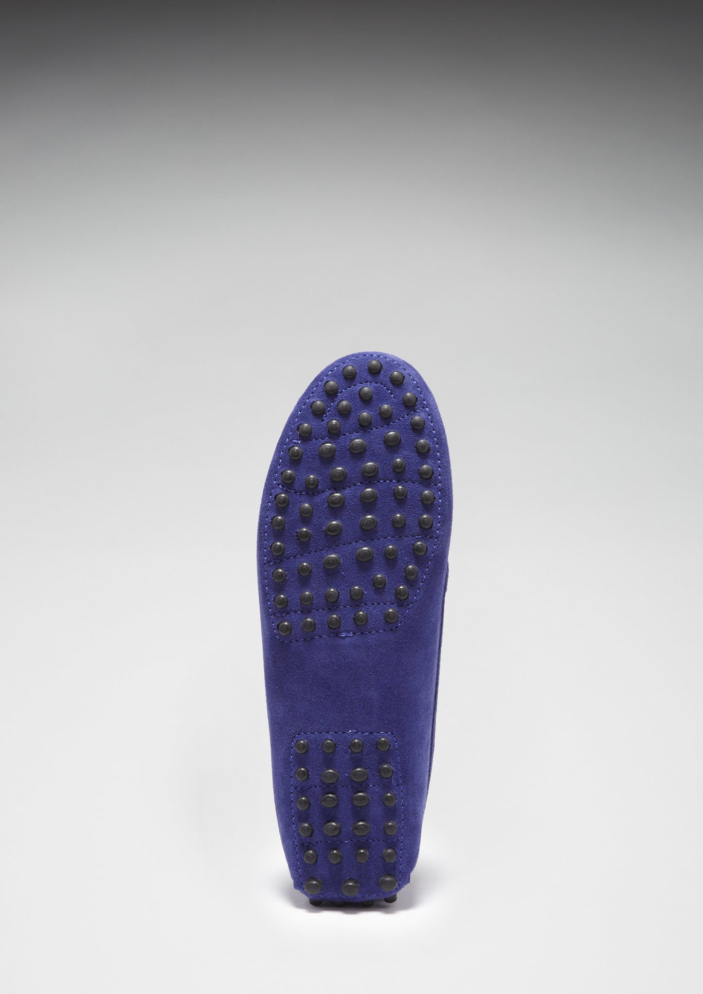 Women's Ink Blue Suede Penny Driving Loafers