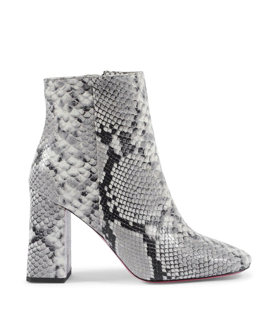 Percussion Ankle Boot Rock - Italian Leather High Heel Boot 10cm - Style Queenz
