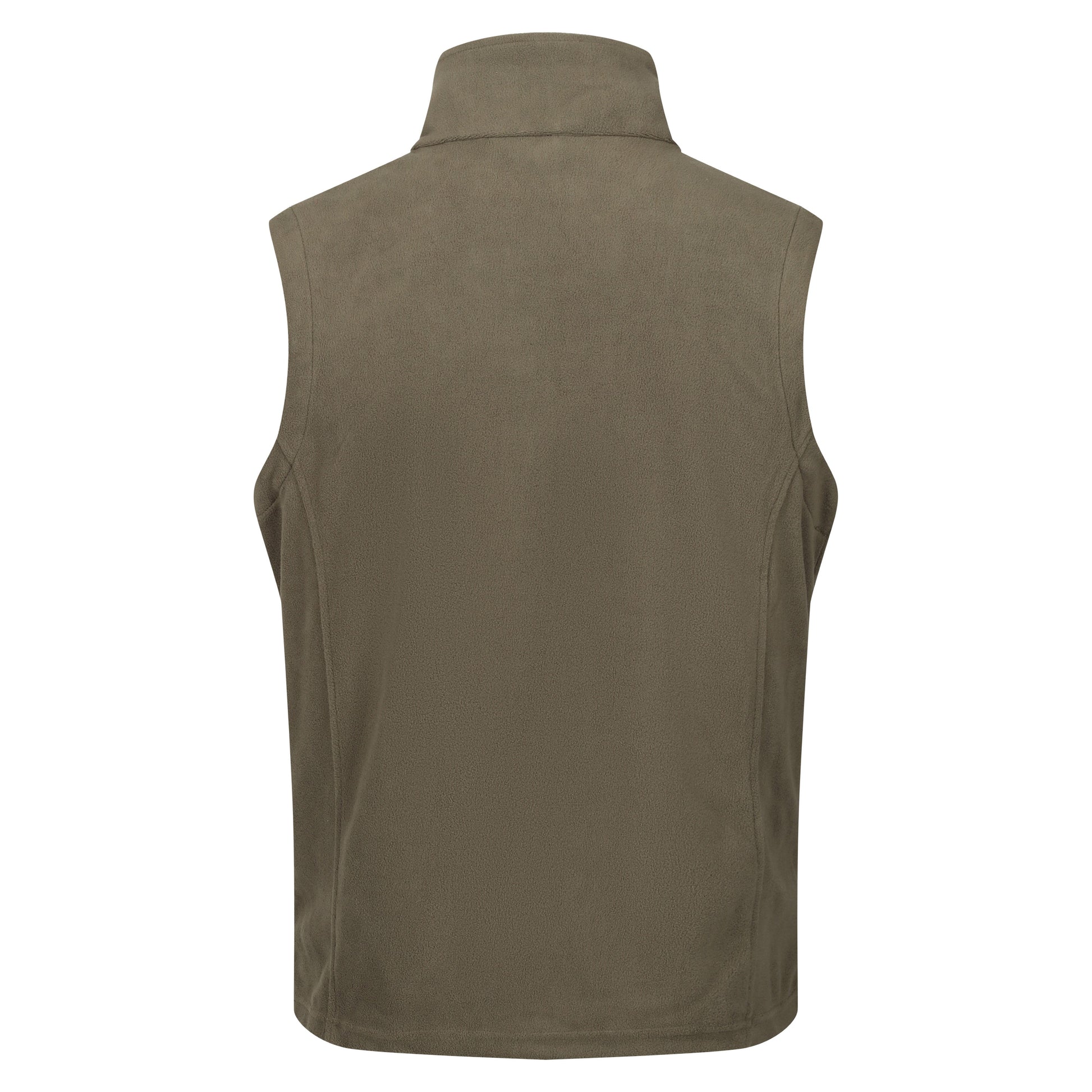 Brown vest on a white background