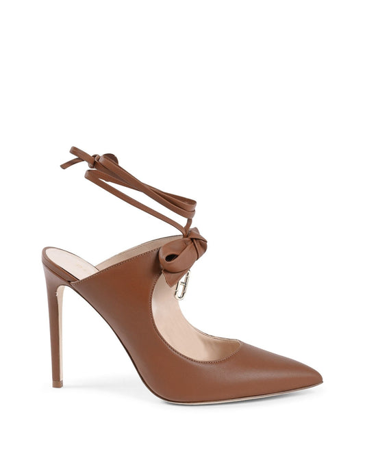 Premium Dominic Mule in Cuba Brown - Luxury Nappa Leather Slip - On Shoes - Style Queenz