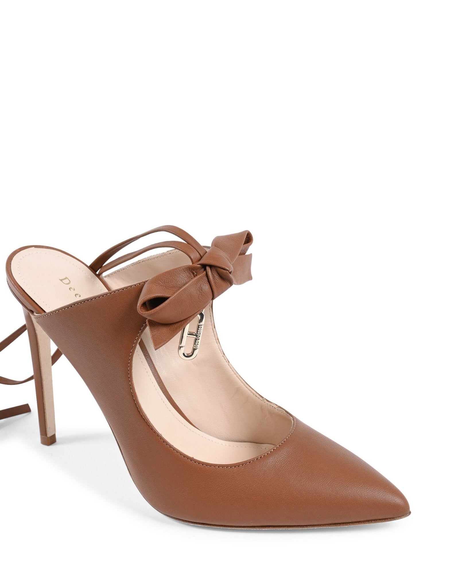 Premium Dominic Mule in Cuba Brown - Luxury Nappa Leather Slip - On Shoes - Style Queenz