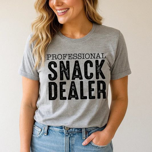 Professional Snack Dealer T-Shirt - Funny Food Lover Gift | Sapphire Apollo - Style Queenz