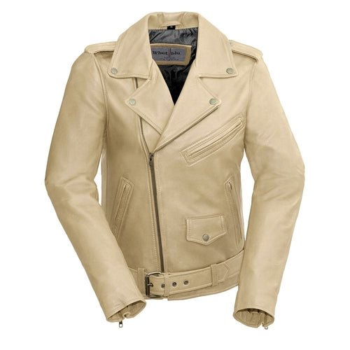 Rebel Oil Sand Leather Jacket - Vintage - Inspired Premium Outerwear - Style Queenz