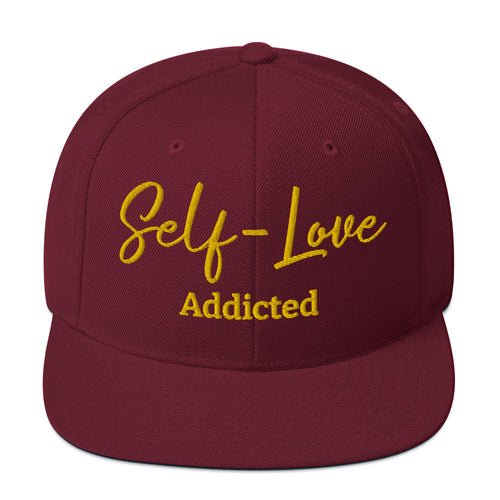 Self Love Addicted Snapback Hat - Embroidered Fashion Cap - Style Queenz