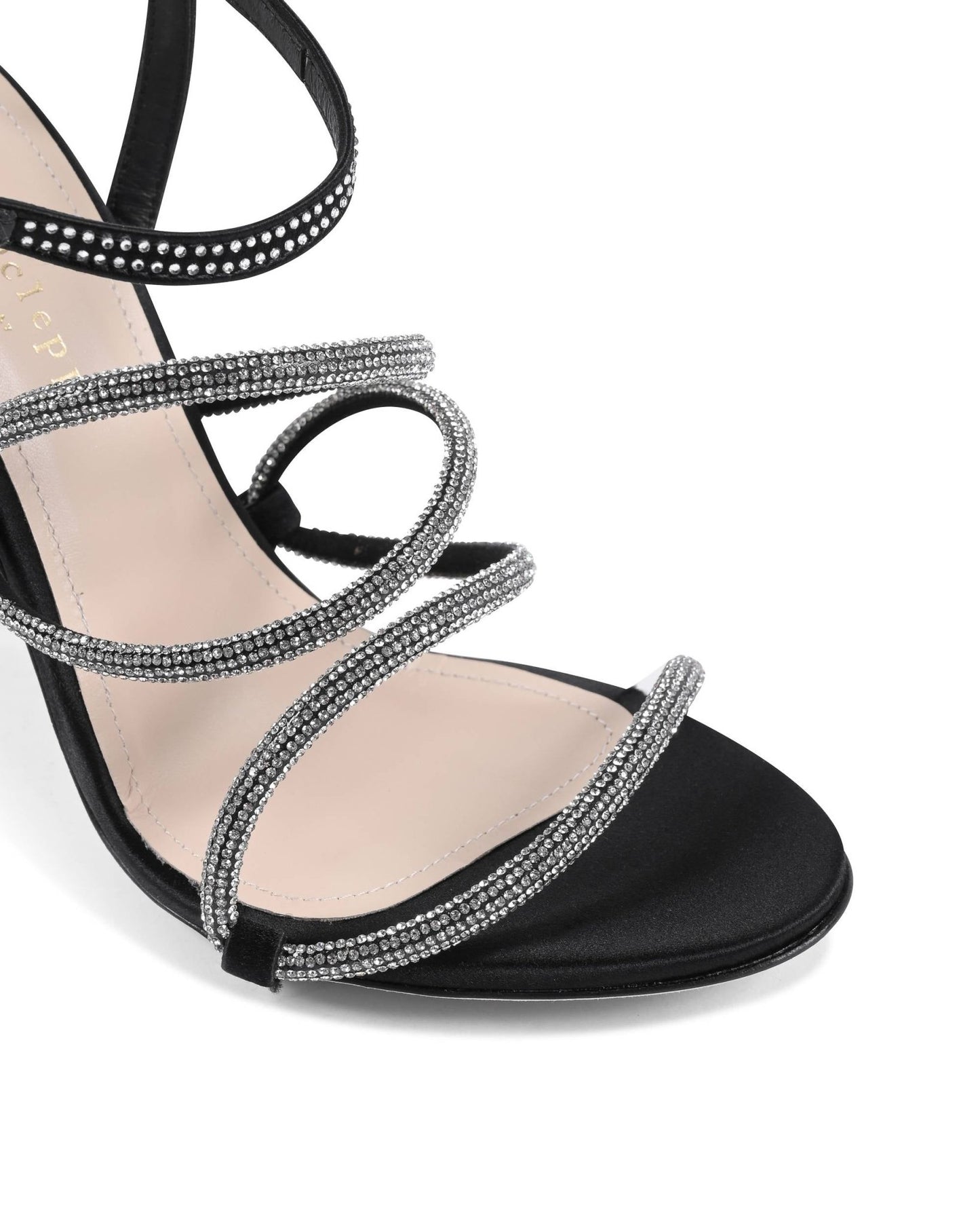 Shine Black Rhinestone Shoes - Italian Luxury Footwear for VIP Events - Style Queenz