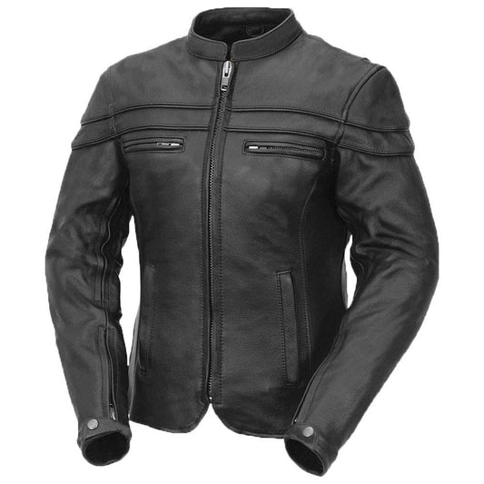Spada Women's Premium Motorcycle Leather Jacket - Professional Biker Gear - Style Queenz
