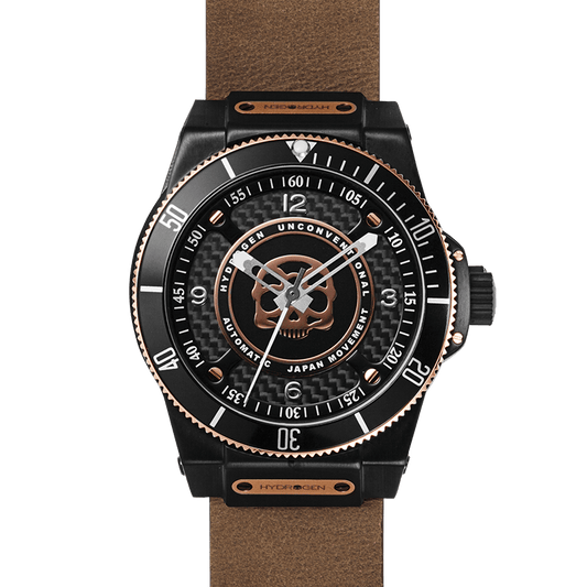 Sportivo Black Brown Nato - Luxury Rose Gold Watch with Artisanal Leather Strap - Style Queenz