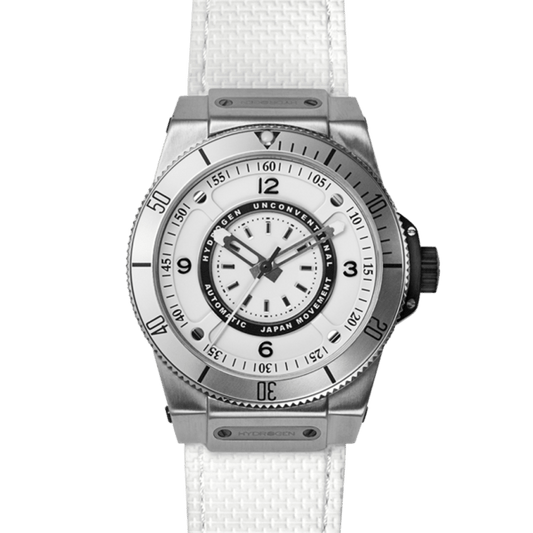 Sportivo Silver White Watch - Men's Sport Timepiece with Silicone Strap - Style Queenz