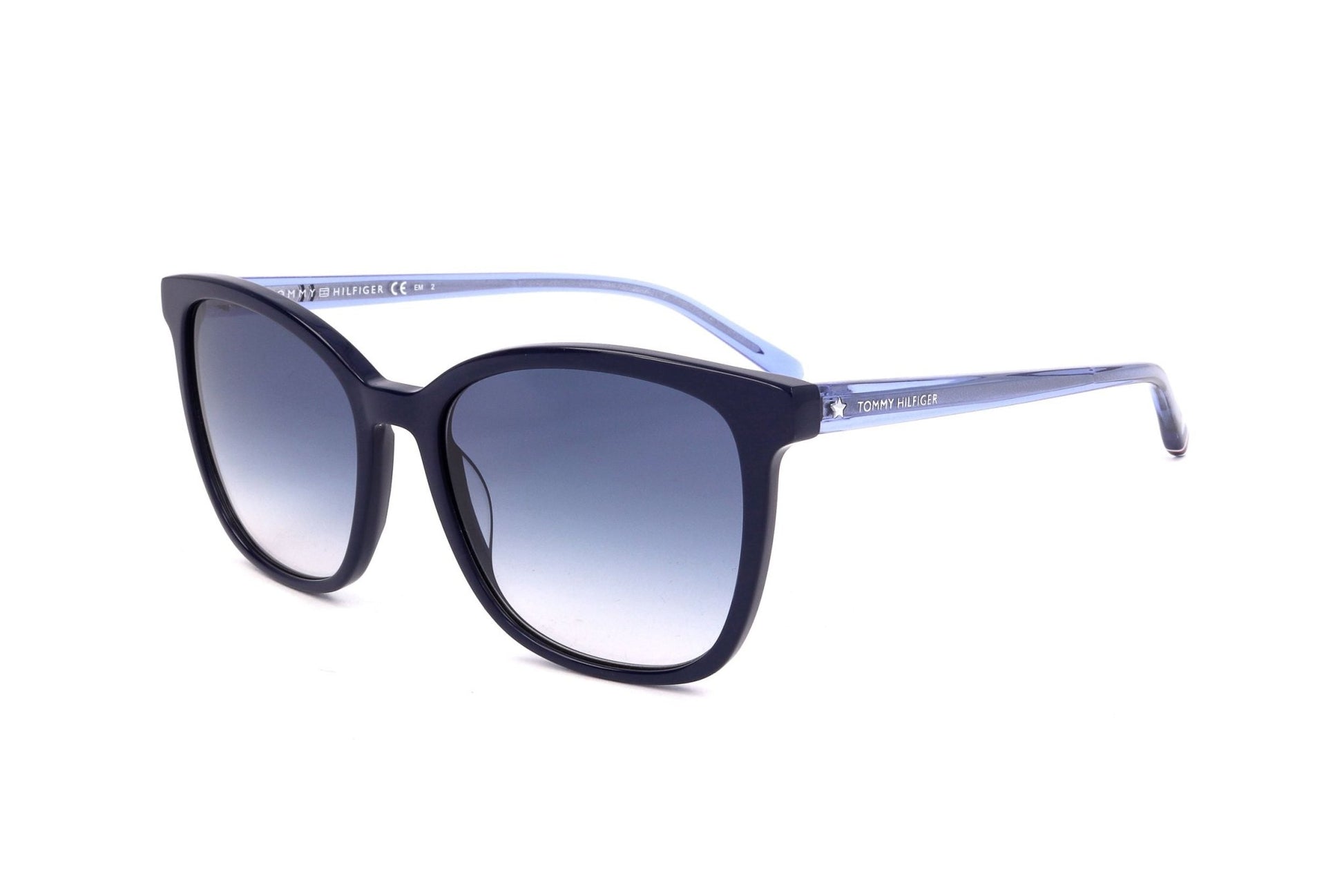 Tommy Hilfiger Blue Sunglasses - Designer Women's Acetate Eyewear - Style Queenz