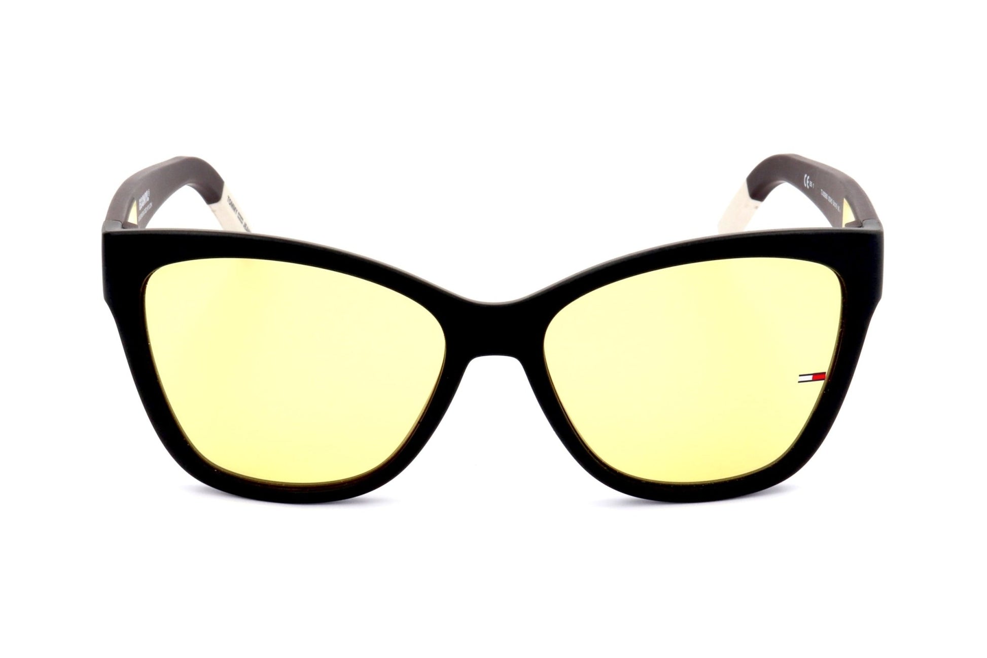 Tommy Hilfiger Women's Sunglasses TJ 0026 S - Matte Black Designer Eyewear - Style Queenz