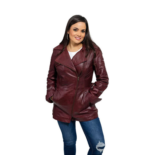 Traci Premium Leather Jacket - Sophisticated Designer Outerwear - Style Queenz