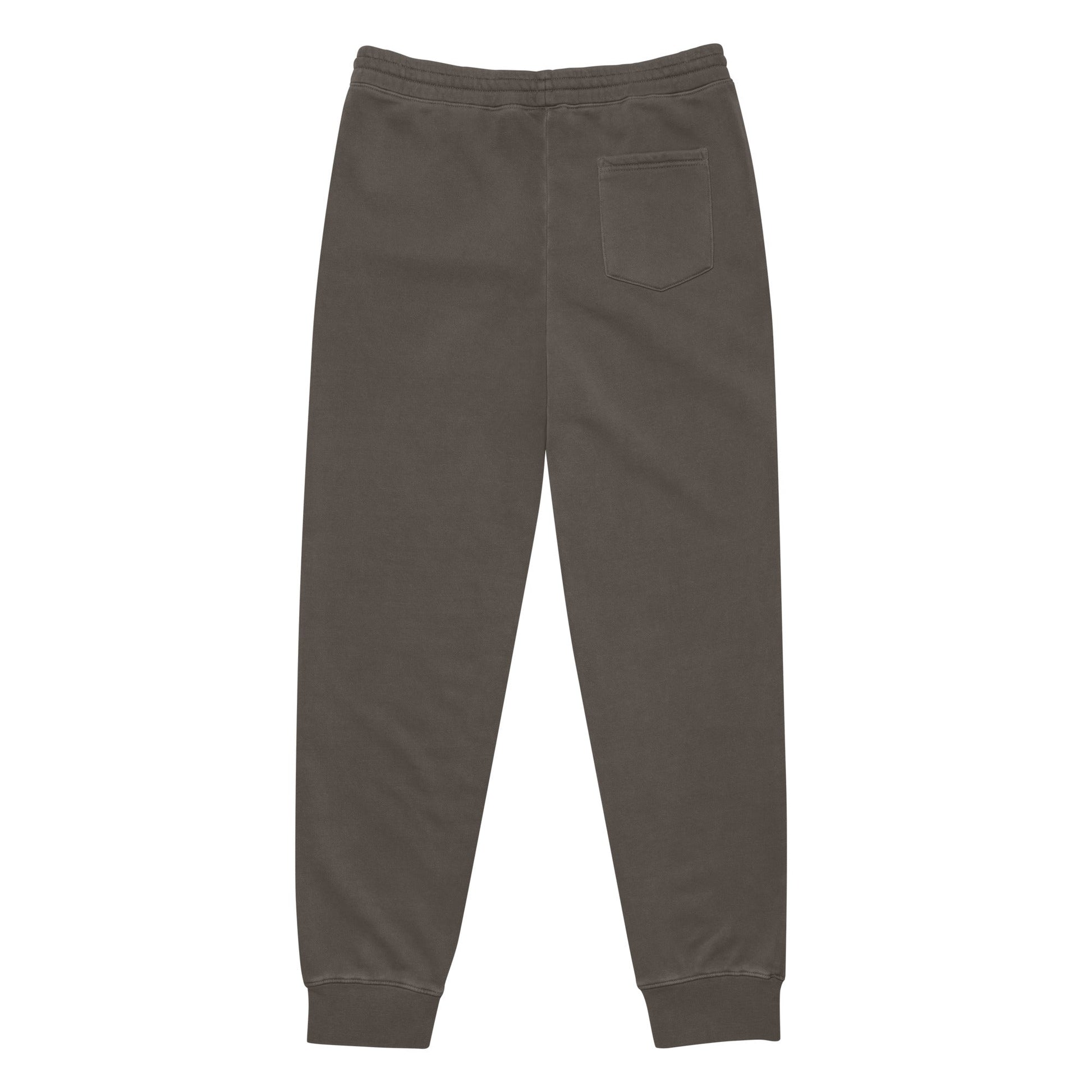 Brown sweatpants on a white background