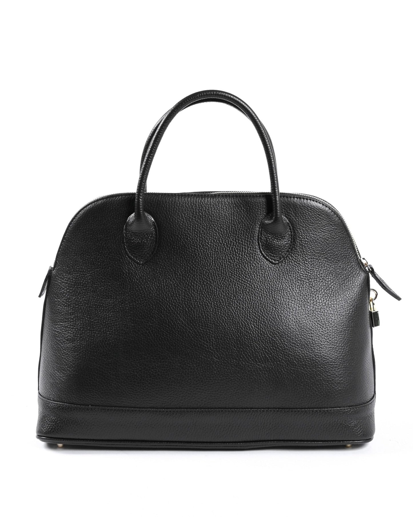 V Italia Black Leather Handbag - Premium Italian Craftsmanship BC10880 - Style Queenz