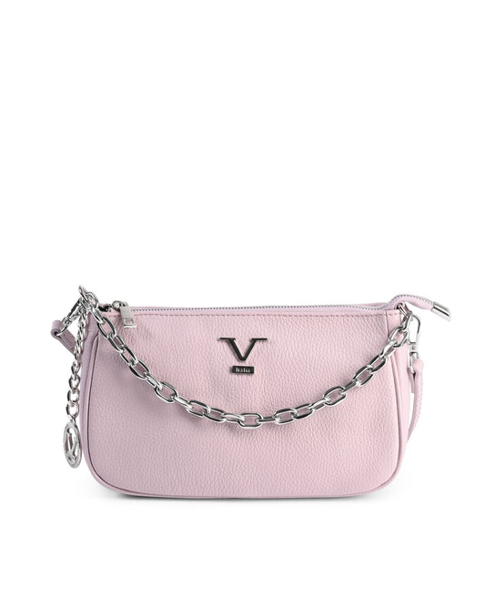 V Italia Dollaro Pink Mini Bag - Italian Leather Handbag | Women's Designer Accessories - Style Queenz