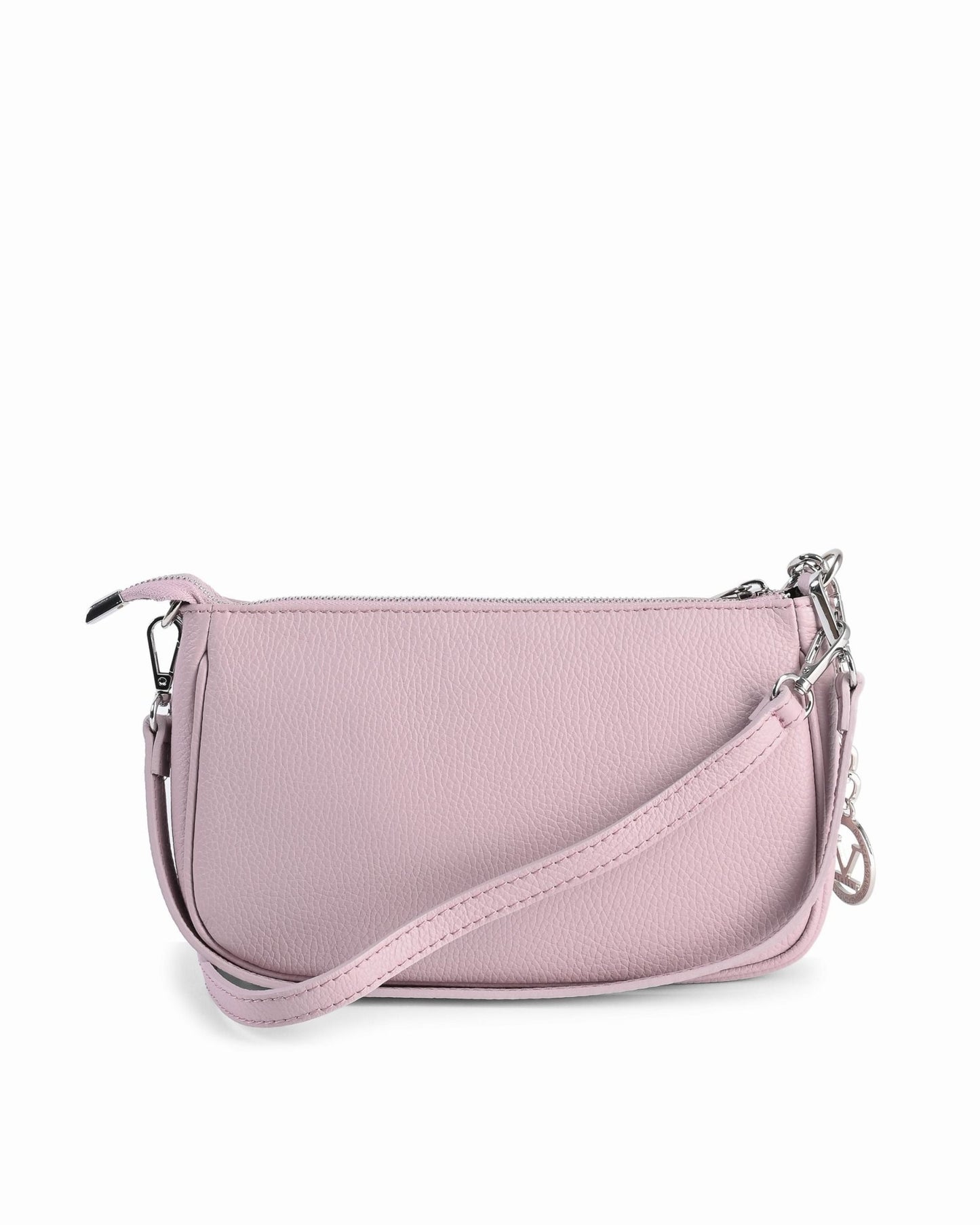 V Italia Dollaro Pink Mini Bag - Italian Leather Handbag | Women's Designer Accessories - Style Queenz