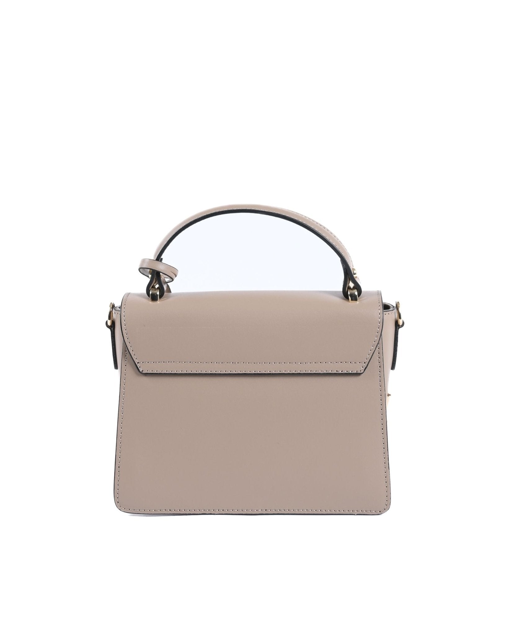 V Italia Taupe Ruga Leather Handbag - Premium Italian Craftsmanship - Style Queenz
