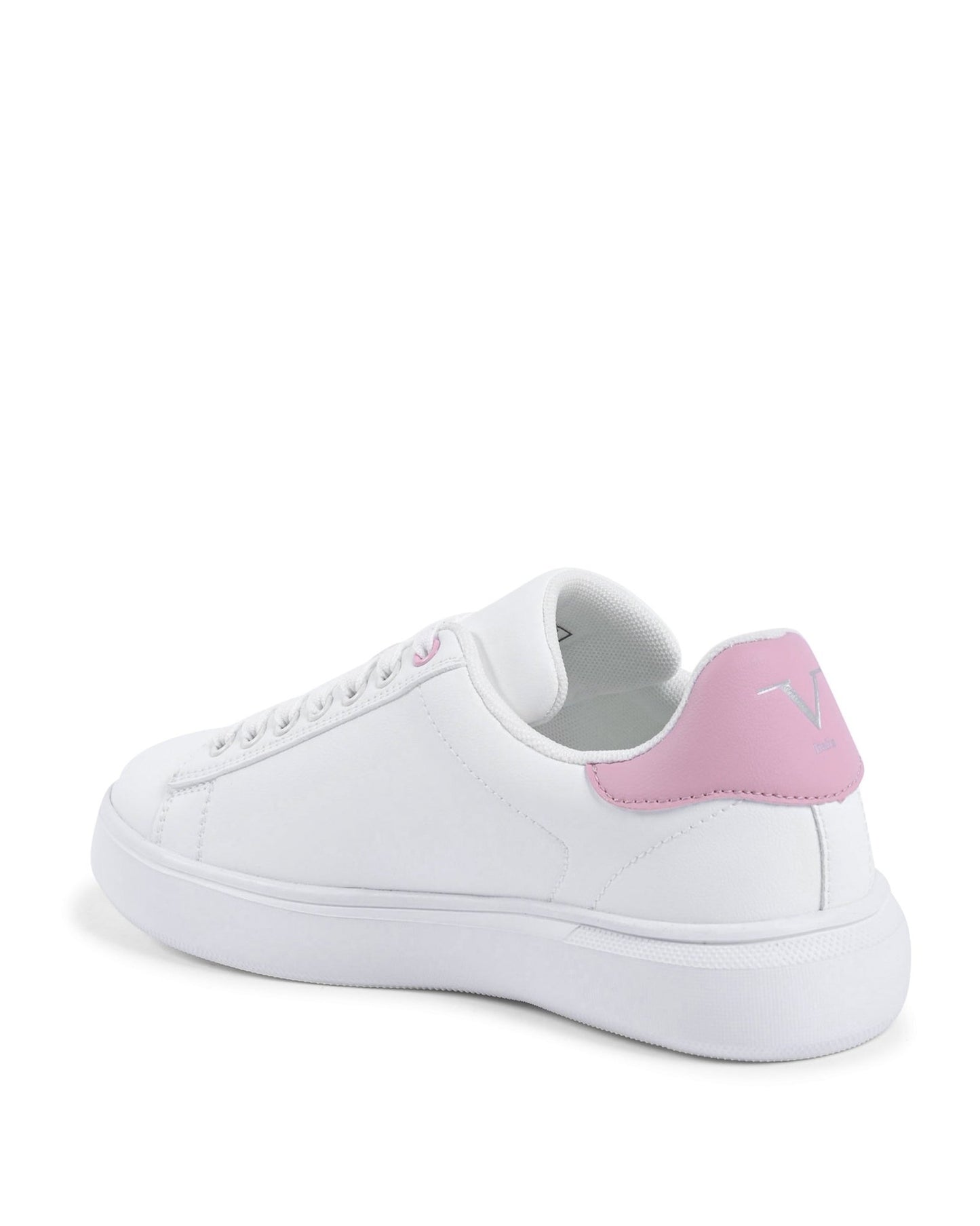 V Italia White Pink Sneakers - Designer Women's Fashion Sneakers - Style Queenz