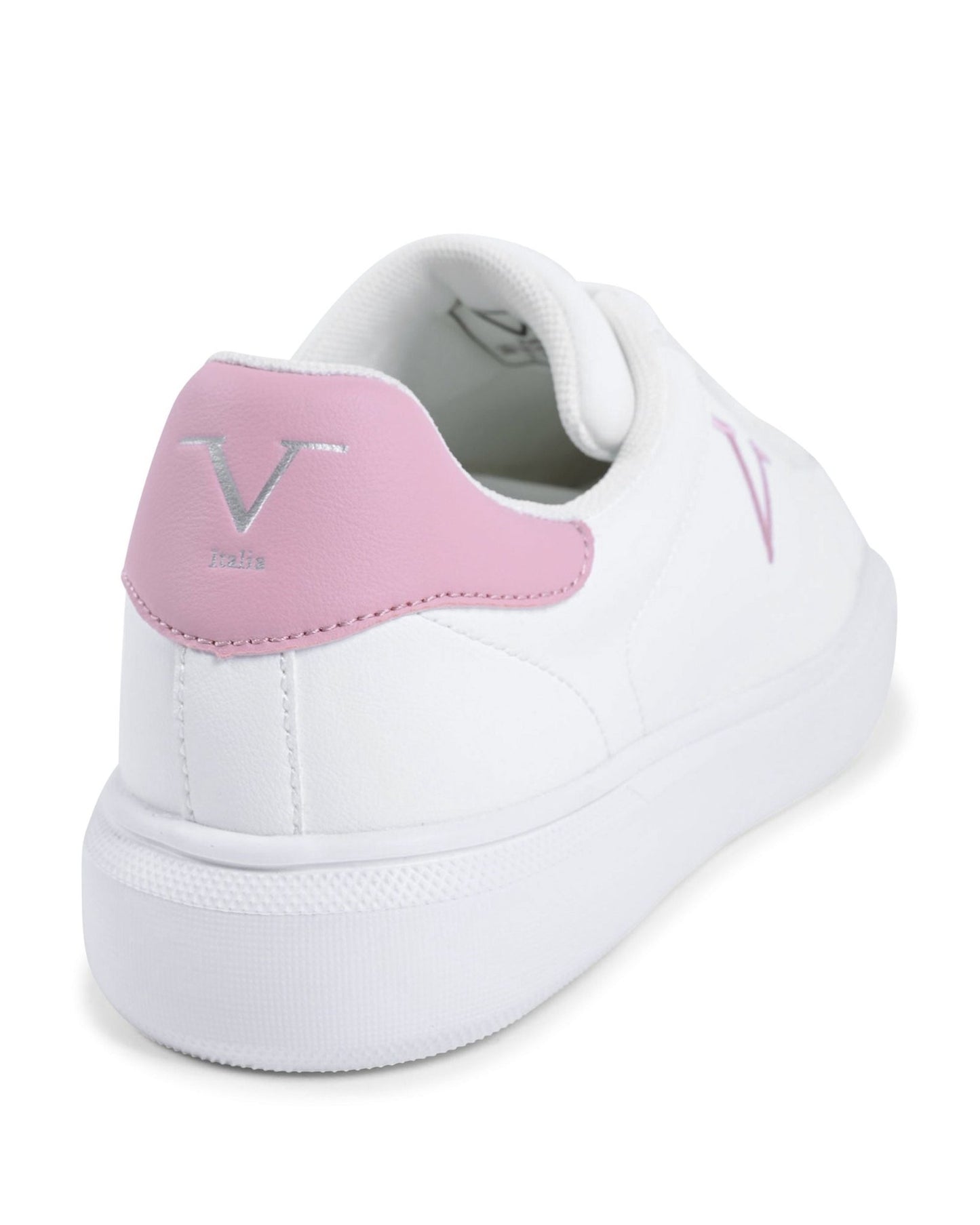 V Italia White Pink Sneakers - Designer Women's Fashion Sneakers - Style Queenz