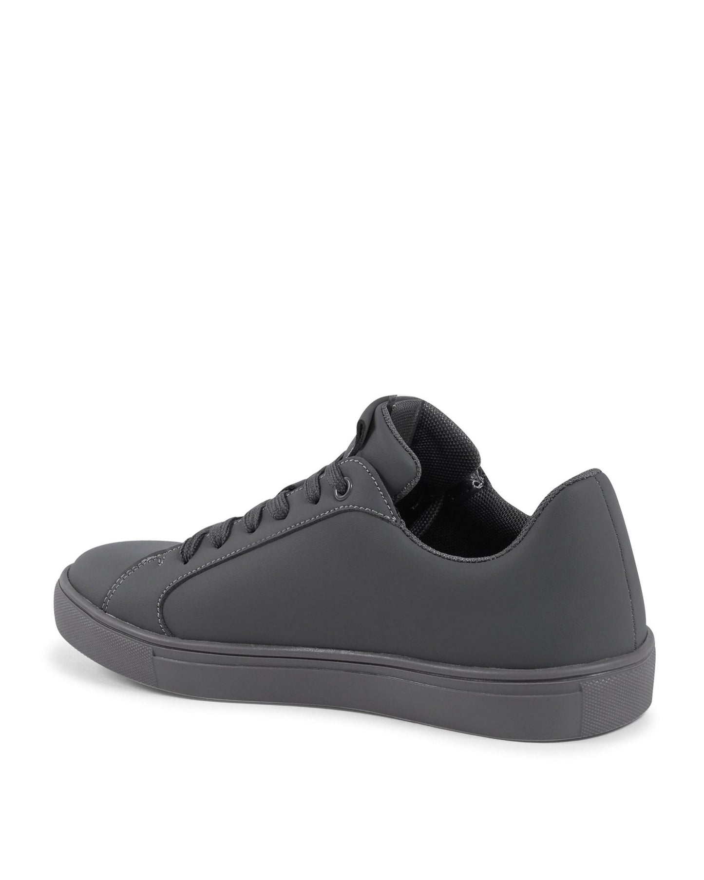 V Italia Women's Dark Grey Sneakers - Premium Synthetic Leather SNK 001 W PLASTER - Style Queenz