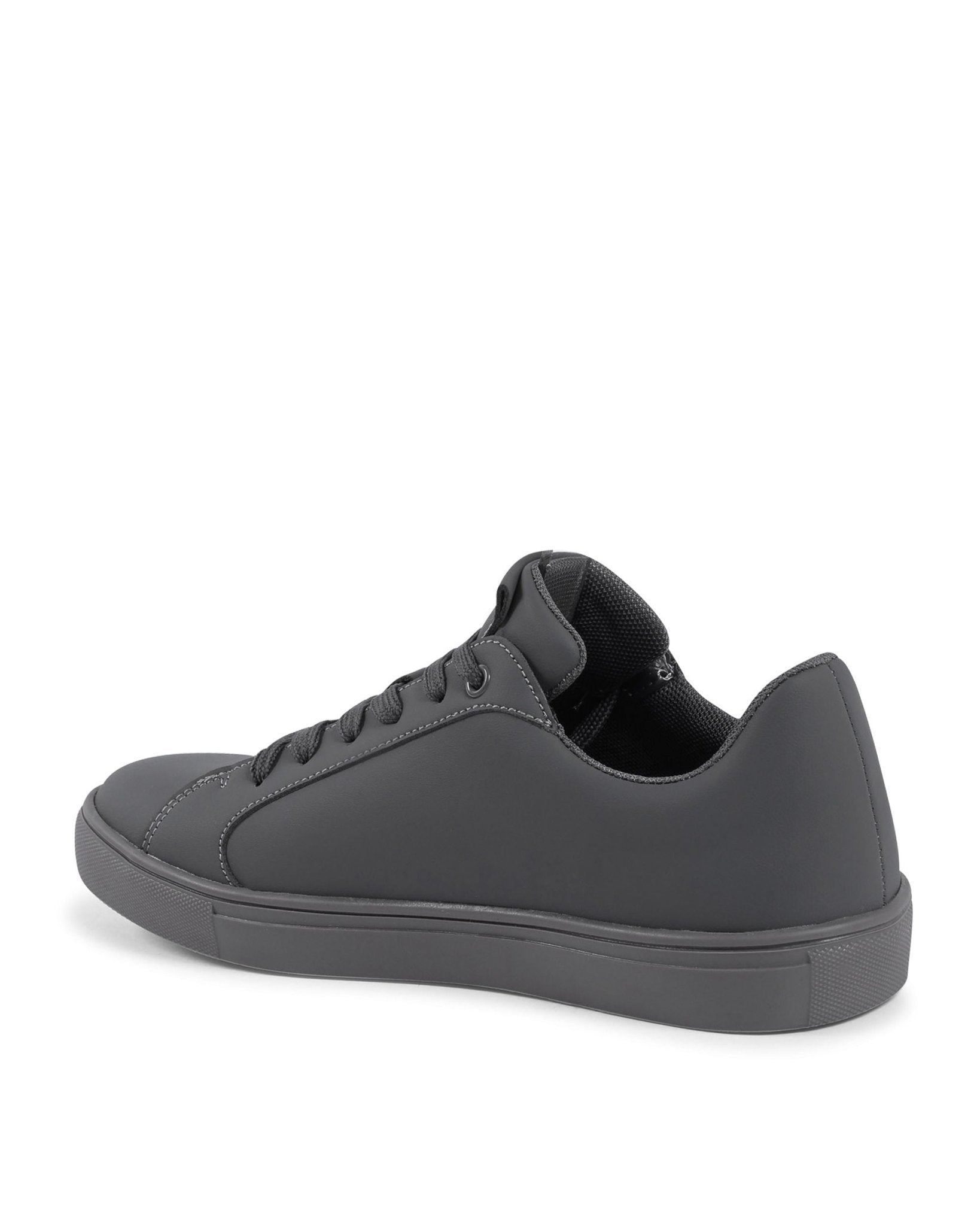 V Italia Women's Dark Grey Sneakers - Premium Synthetic Leather SNK 001 W PLASTER - Style Queenz