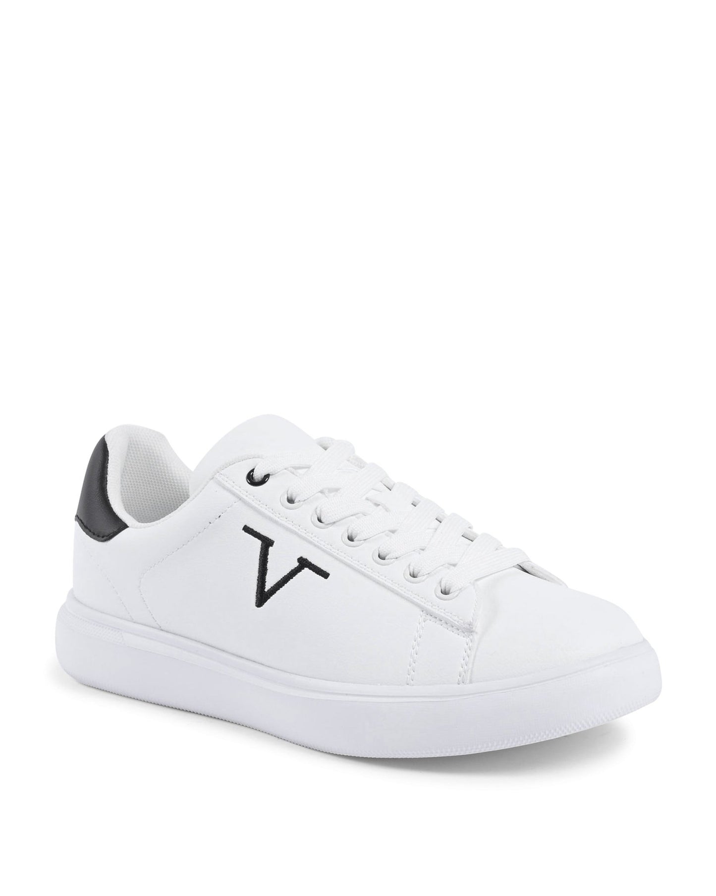 V Italia Women's White & Black Multicolor Sneakers - SNK 004 W Style - Style Queenz