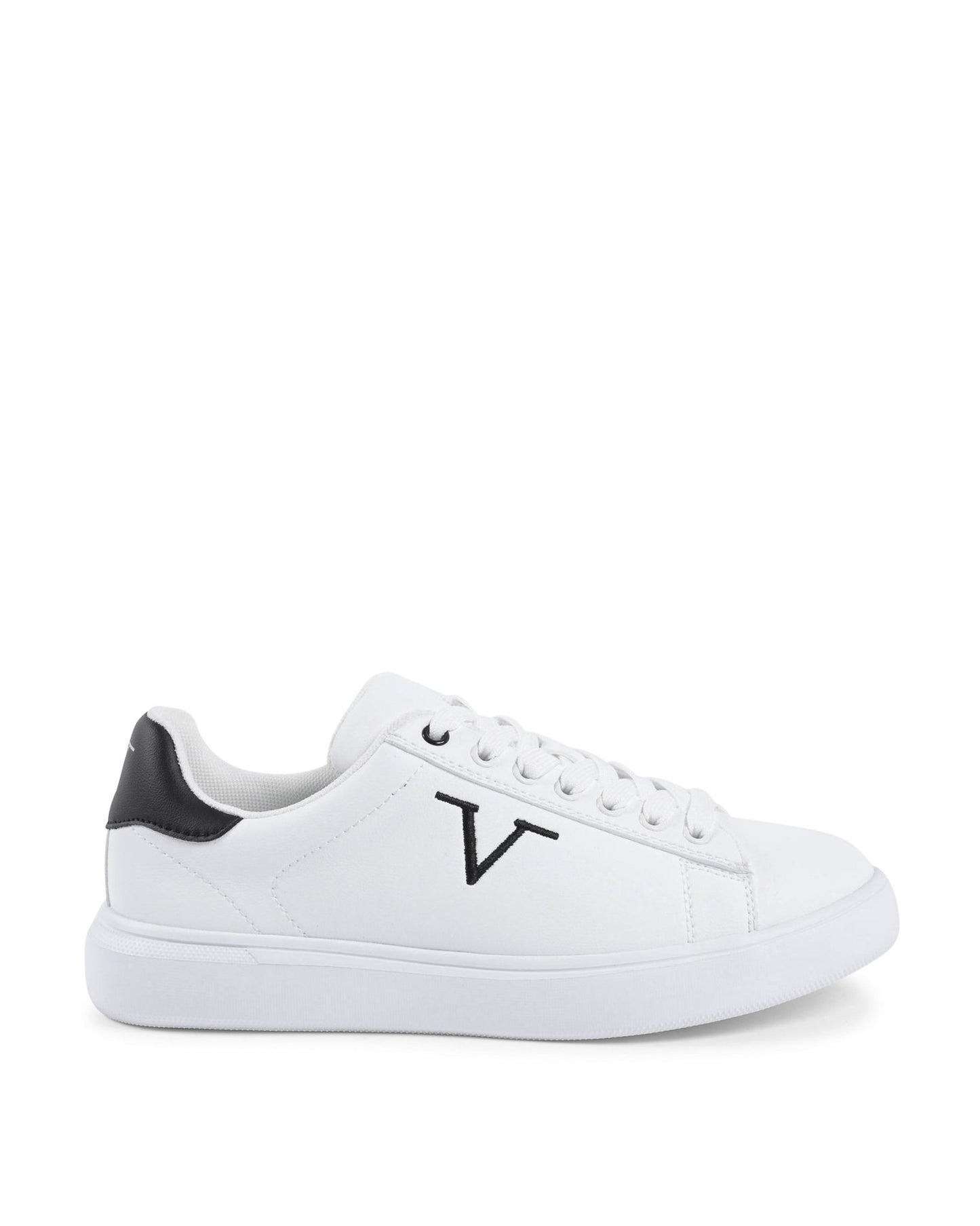 V Italia Women's White & Black Multicolor Sneakers - SNK 004 W Style - Style Queenz