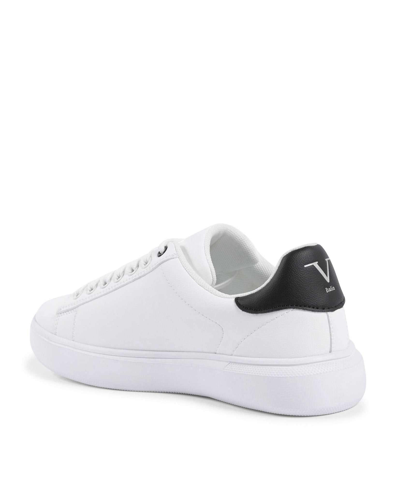 V Italia Women's White & Black Multicolor Sneakers - SNK 004 W Style - Style Queenz