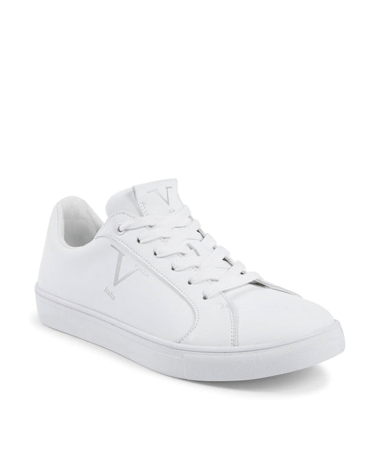 V Italia Women's White Sneakers - Premium Synthetic Leather SNK 001 W - Style Queenz