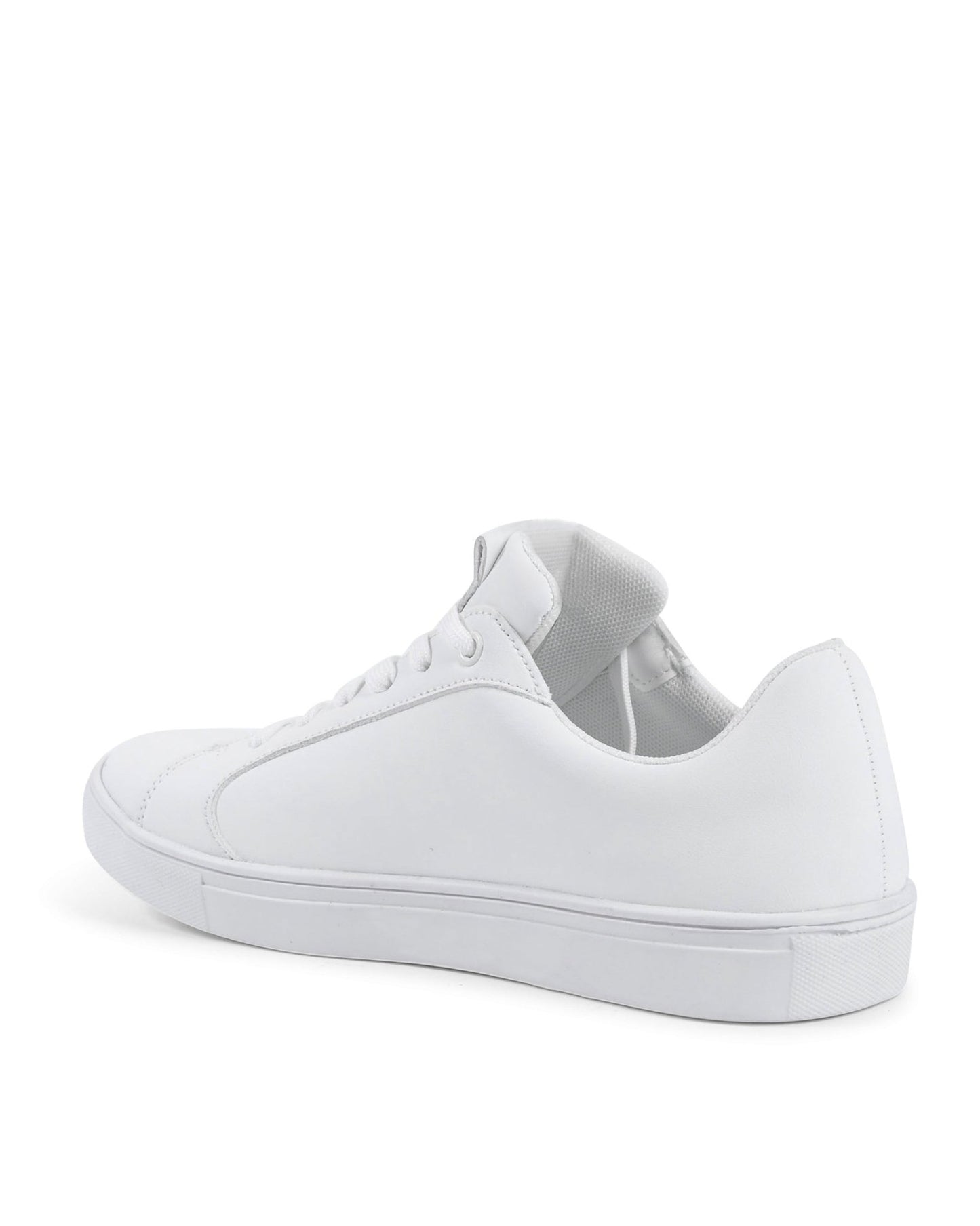 V Italia Women's White Sneakers - Premium Synthetic Leather SNK 001 W - Style Queenz