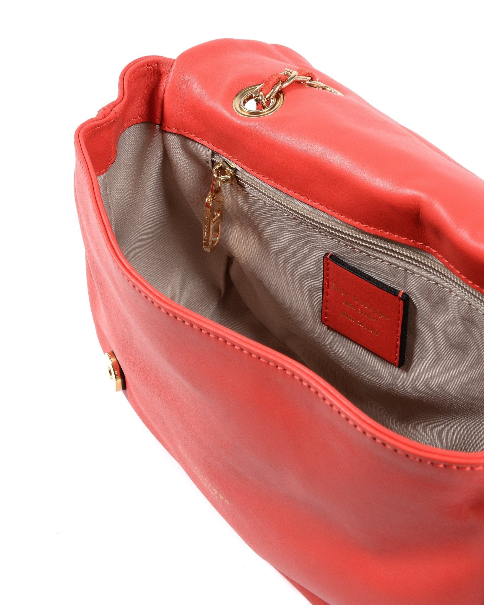 Venezia Quilted Flap Bag Italian Leather - Designer Handbag | Style Queenz - Style Queenz