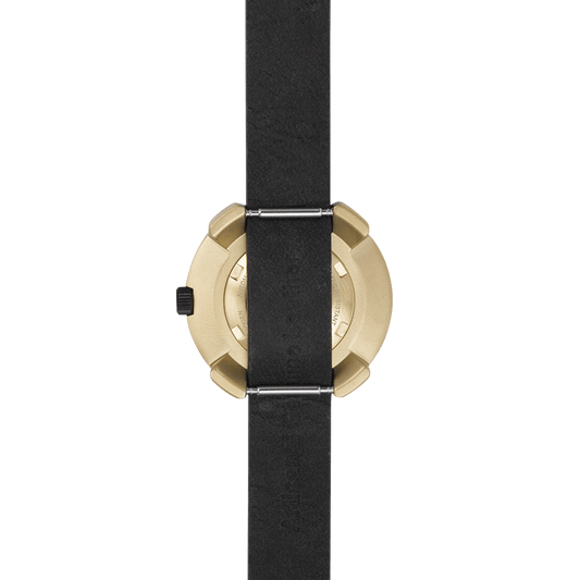 Vista Roman Gold Black Watch - Elegant Women's Timepiece with Leather Strap - Style Queenz