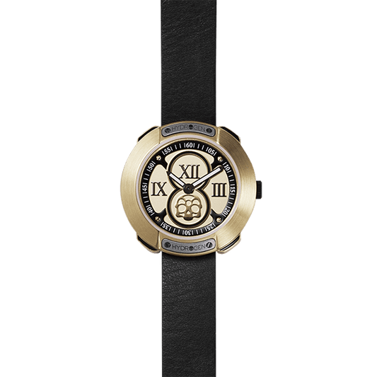 Vista Roman Gold Black Watch - Elegant Women's Timepiece with Leather Strap - Style Queenz