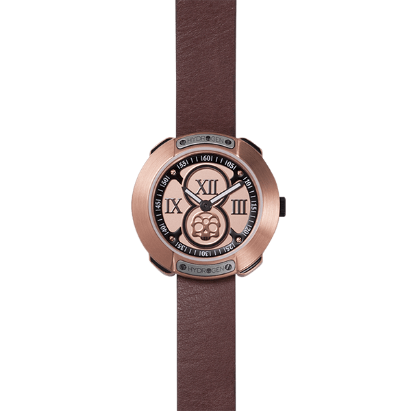 Vista Roman Rose Gold Watch - 29mm Brown Leather Strap Women's Timepiece - Style Queenz