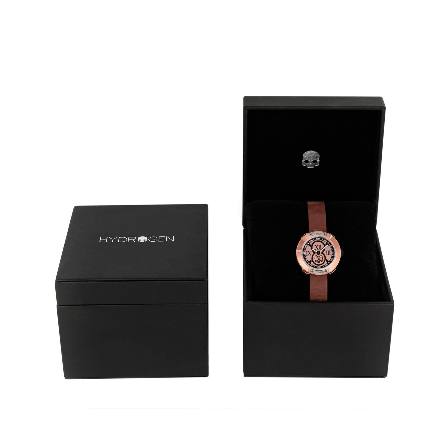 Vista Roman Rose Gold Watch - 29mm Brown Leather Strap Women's Timepiece - Style Queenz