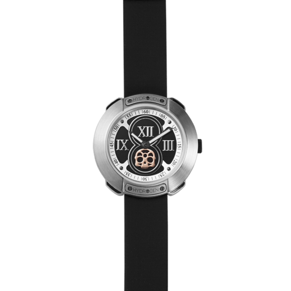 Vista Roman Silver Black Women's Watch - 29mm Silicone Strap Timepiece - Style Queenz