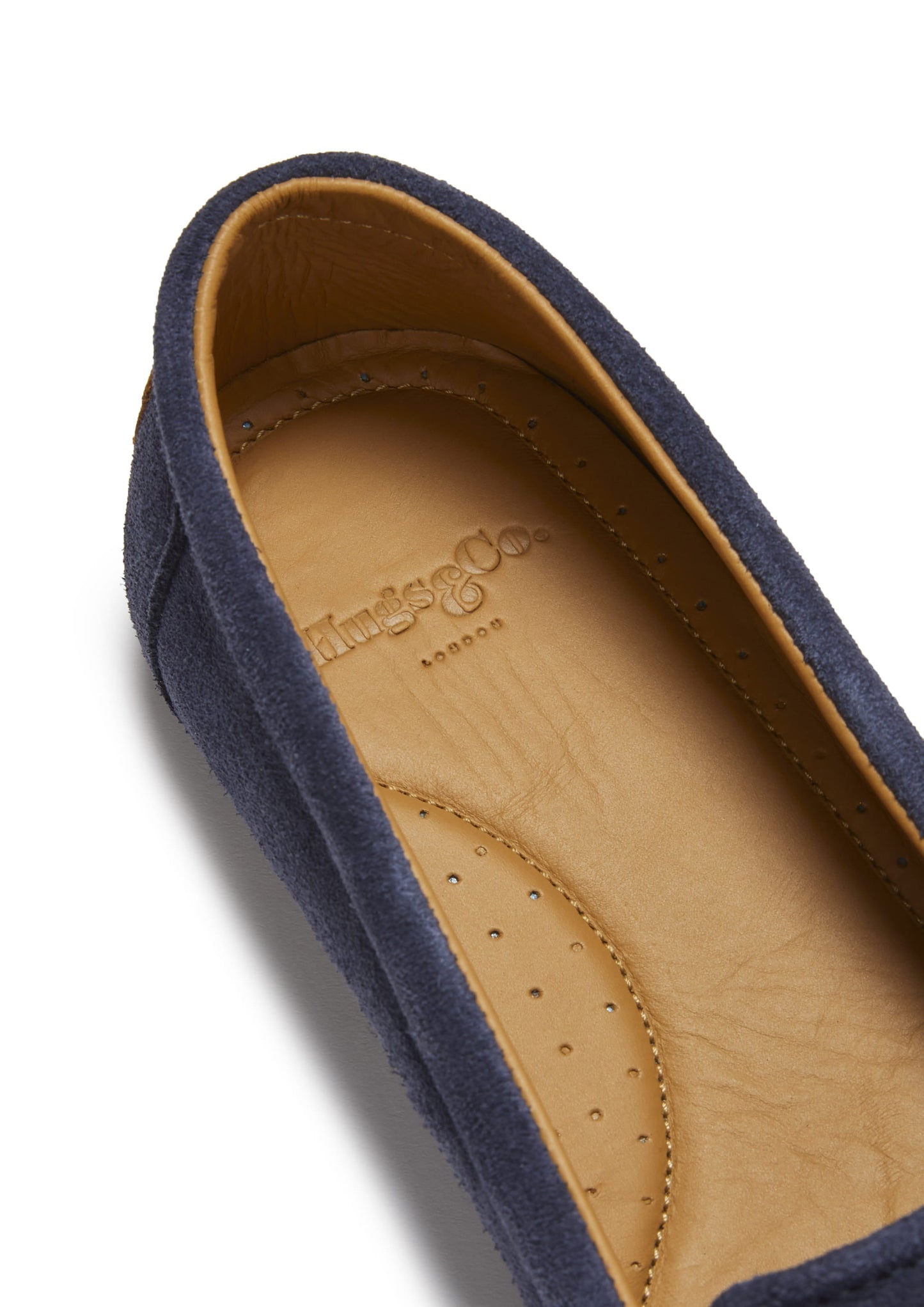 Navy Blue Suede Continental Espadrilles - Women's