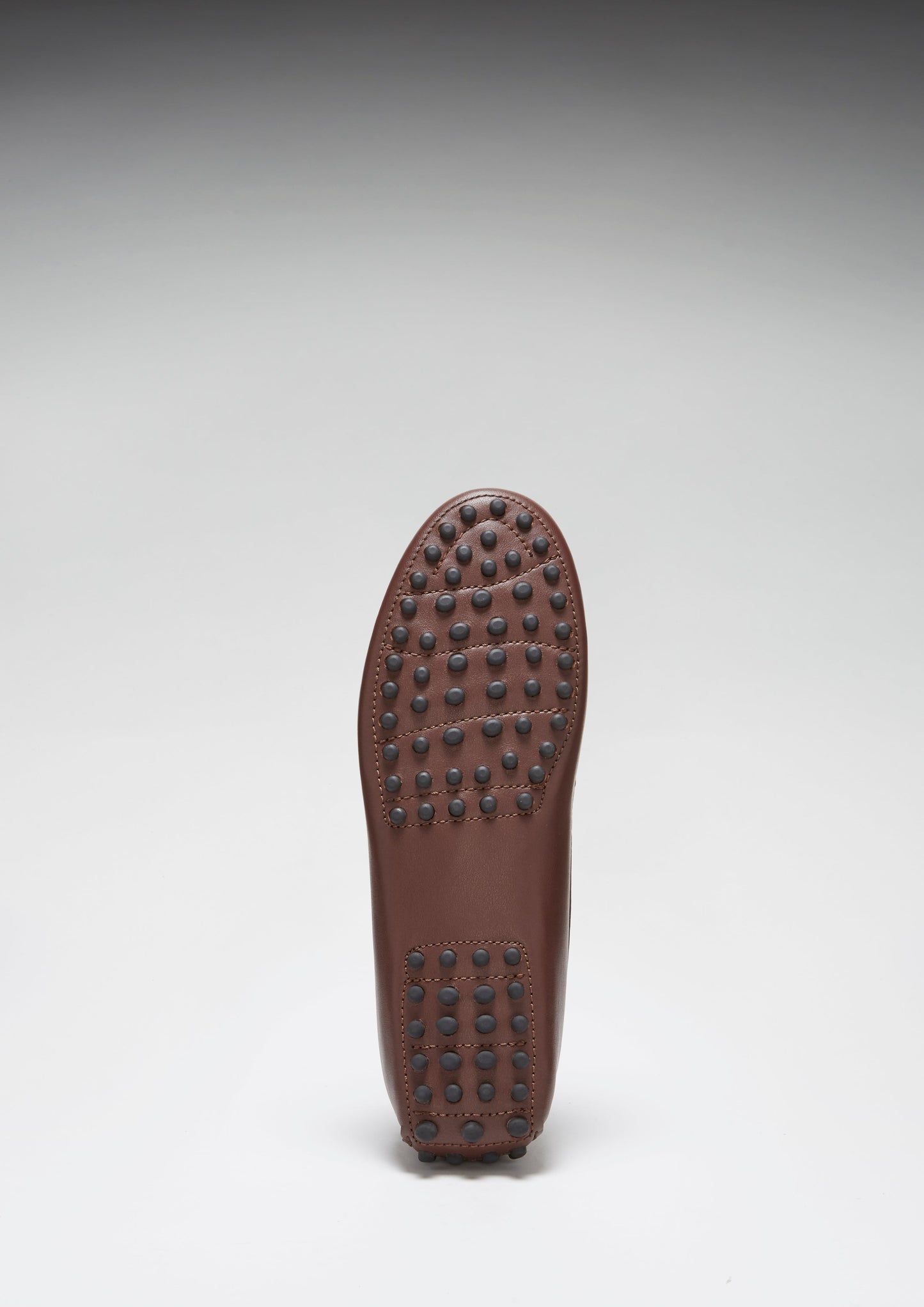 Brown Leather Penny Loafers - Women's Driving Shoes