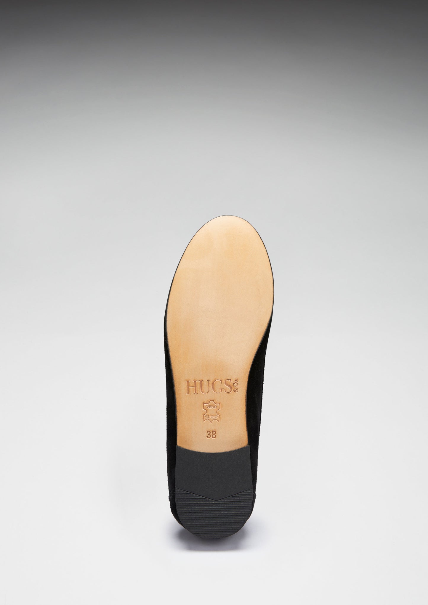 Women's Black Suede Leather Sole Penny Loafers