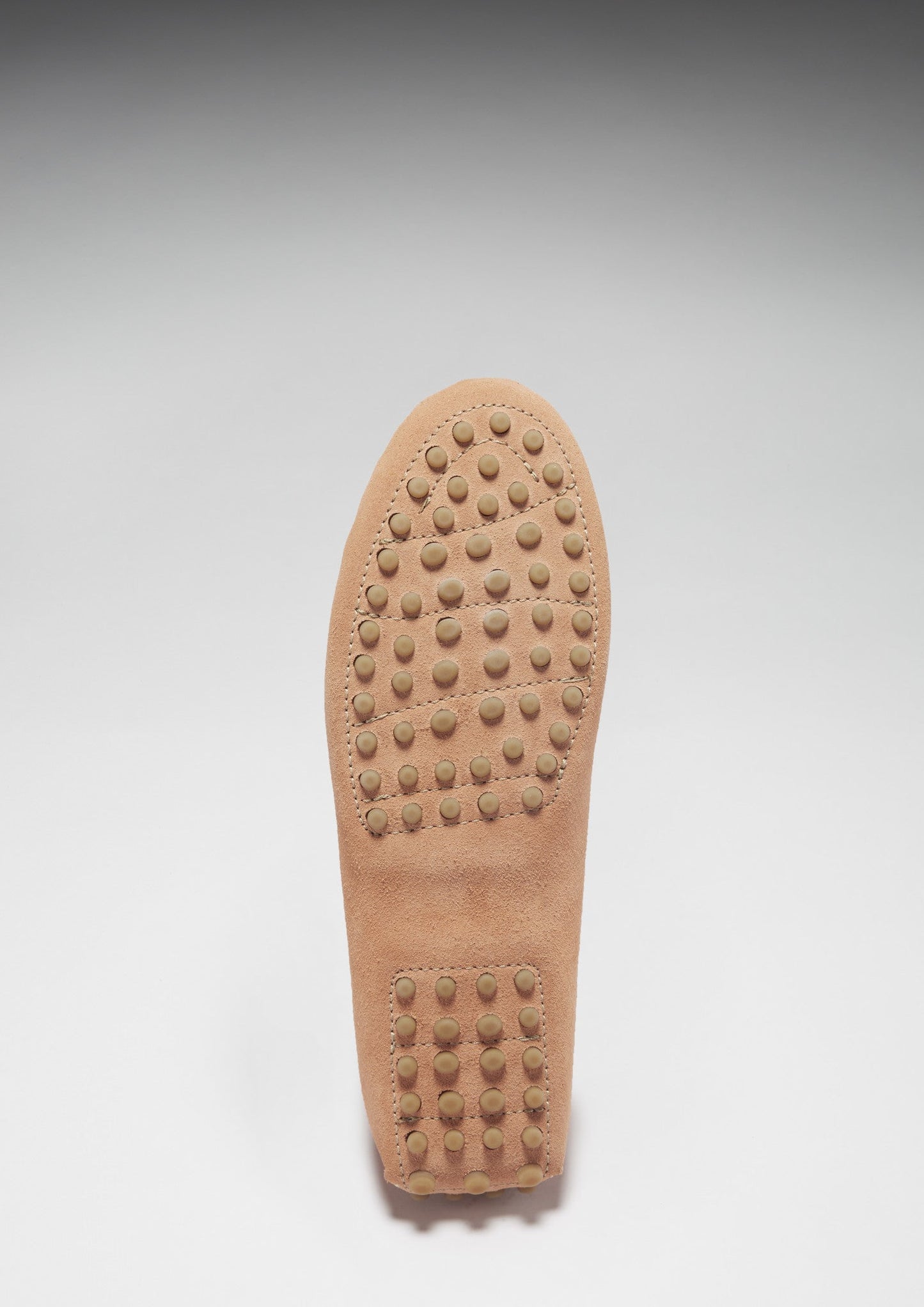 Women's Peach Suede Tasselled Driving Loafers