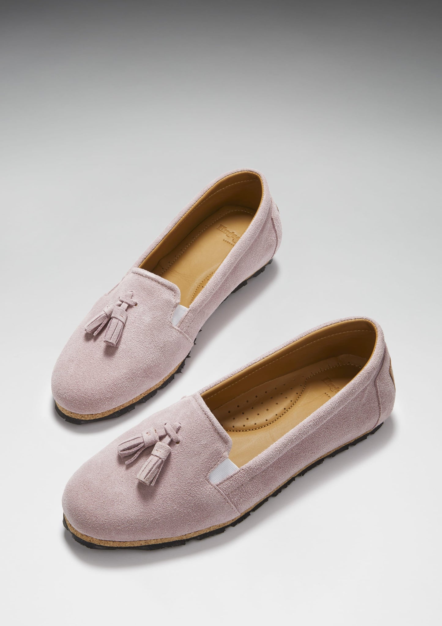 Women's Pink Suede Espadrilles - Italian Leather