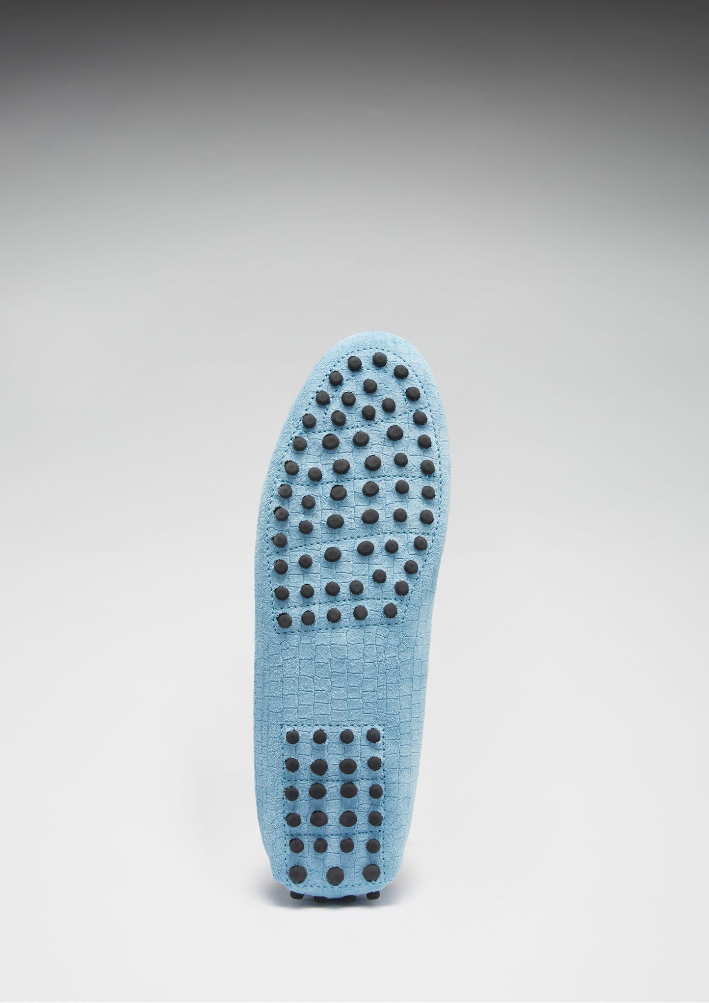 Women's Blue Embossed Tasselled Driving Loafers