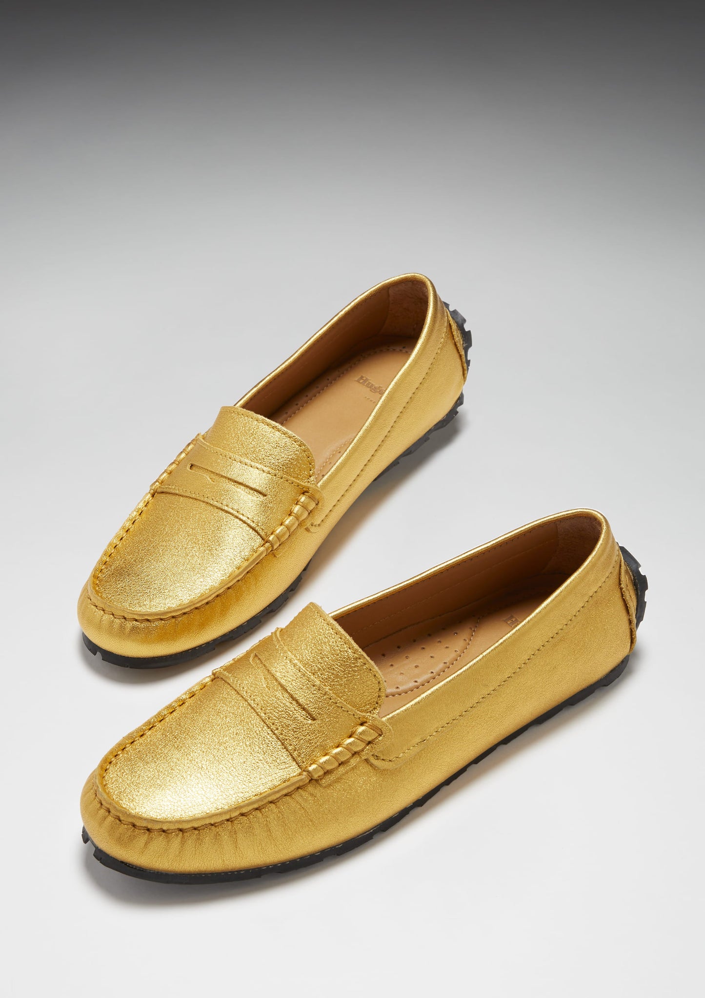 Women's Yellow Gold Eco Penny Loafers