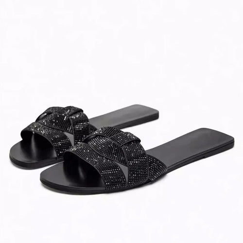 Women's Designer Chic Flat Sandals - Elegant Summer Footwear - Style Queenz