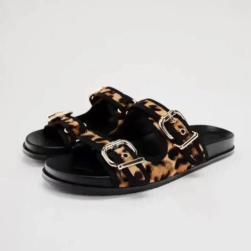 Women's Designer Chic Flat Sandals - Elegant Summer Footwear - Style Queenz