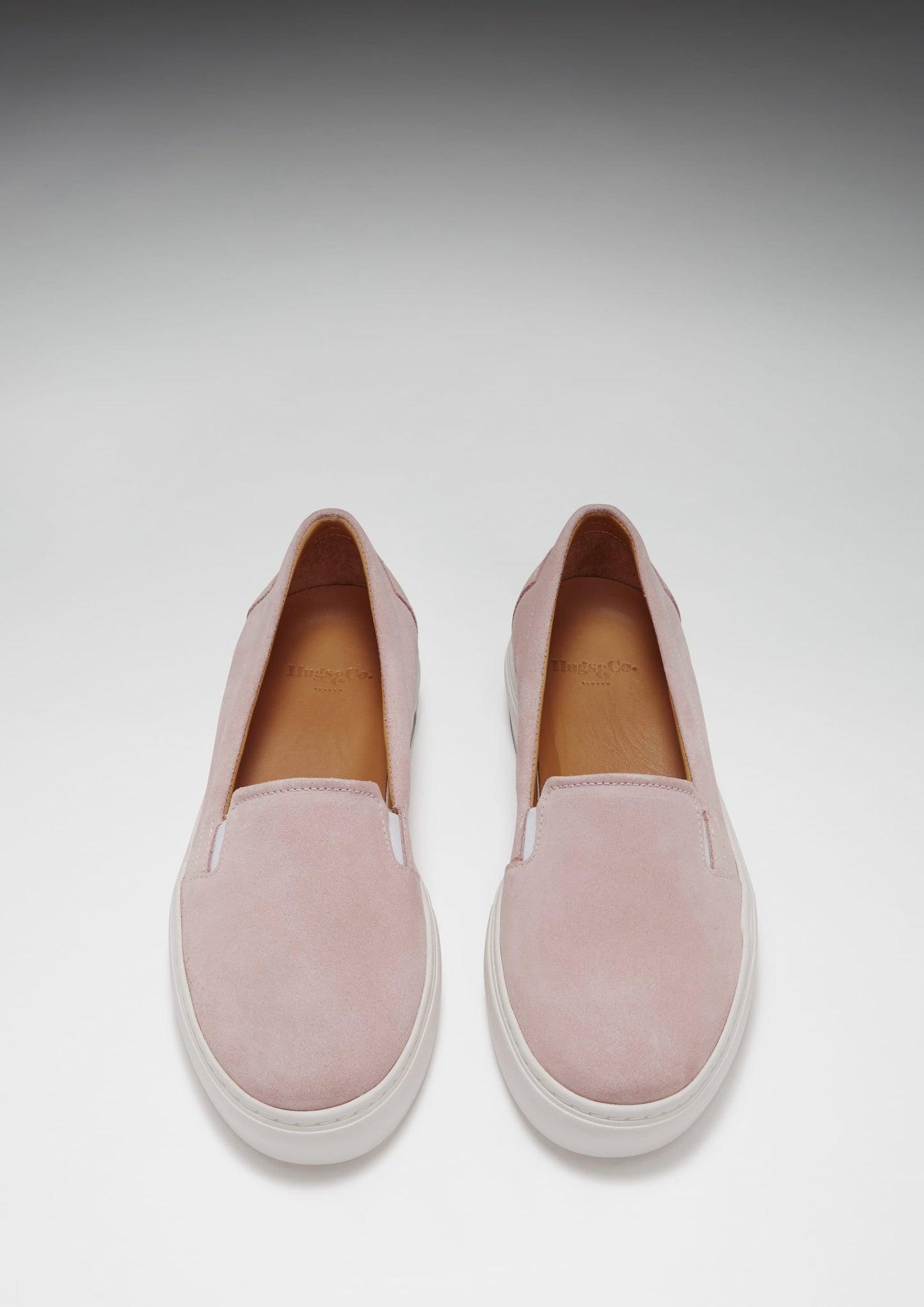 Women's Ice Pink Suede Slip-On Sneakers